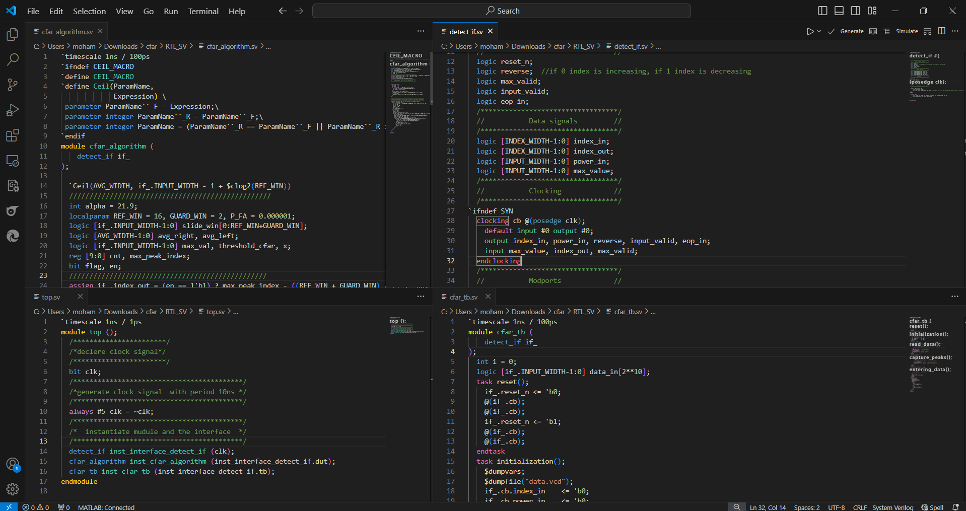 RTL Written in SystemVerilog